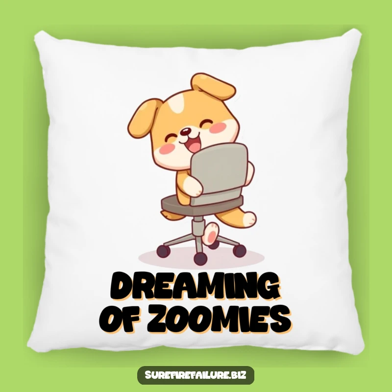 Funny Dog Tail Chasing Pillow: Soft Happy Pup Cushion for Cozy Gifts