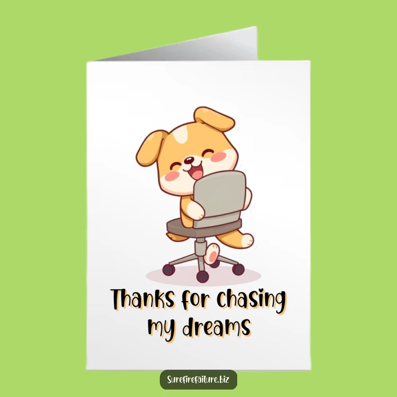 Free Printable Thank You Card: Dog's Dizzy Appreciation, Funny Downloadable Gift!