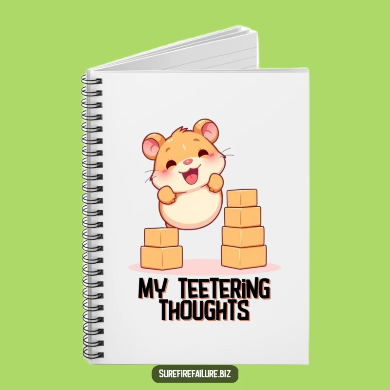 Funny Hamster Notebook - Balancing Act Journal, Perfect Gift