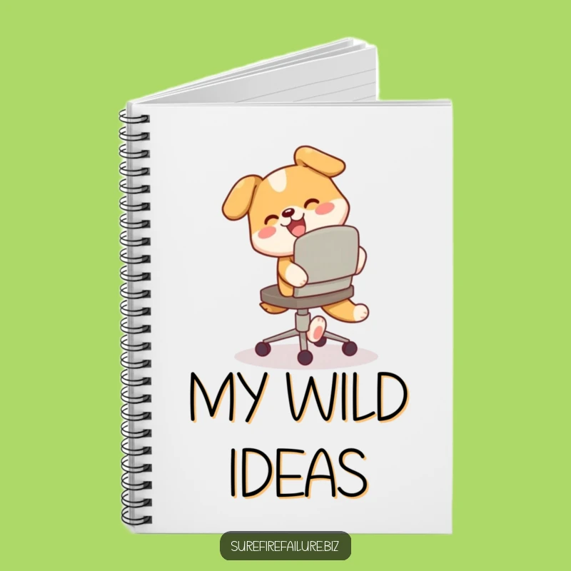 Funny Dog Tail Chasing Notebook: Capture Ideas with Happy Pup Energy