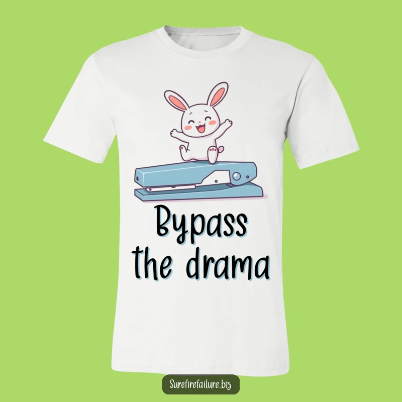 Funny Bunny T-Shirt - Joyful Hopping Tee, Humorous Gift